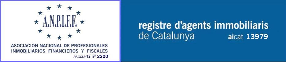 Asociada nº 2200 de A.N.P.I.F.F. (Asociación Nacional de Profesionales Inmobiliarios Financieros y Fiscales) y Registre d'Agents Immobiliaris de Catalunya, AICAT 13979